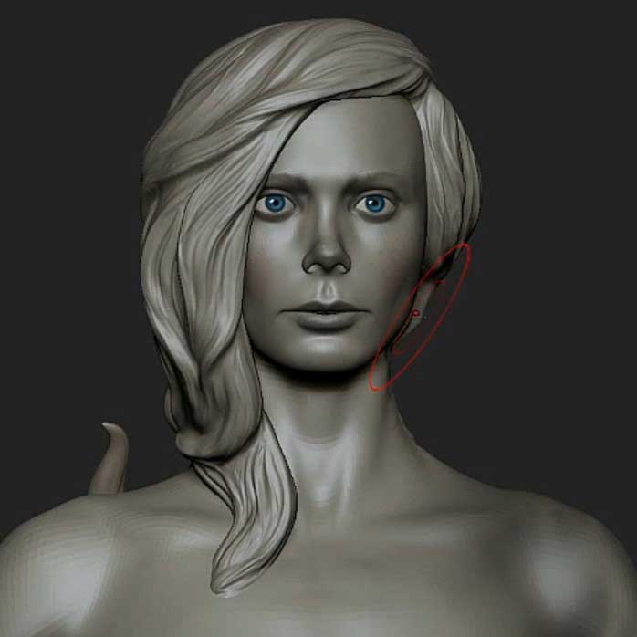 Henning Sanden on X: Another video recorded: Sculpting Hair! Around 30  minutes of real time sculpting.  / X
